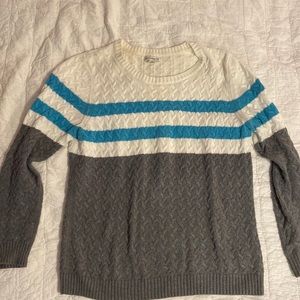 Striped cotton sweater